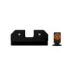 XS SIGHT SYSTEMS RAM Orange Tritium Night Sights for Glock 17,19,22-24,26,27,31-36,38 (GL-R012P-6N)