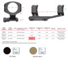 WARNE MSR 20 MOA Extended Skeletonized 34mm Black Mount (LRSKEL34TW)