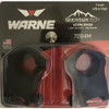WARNE Mountain Tech 1 inch Ultra High Matte Rings (7204M)