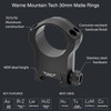 WARNE Mountain Tech 30mm Ultra High Matte Rings (7217M)