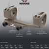 WARNE Gen 2 Extended Skeletonized 30mm Dark Earth MSR Mount (XSKEL30DE)