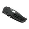 SPYDERCO Lil Native 2.42in G-10 Black Compression Lock Black Blade Serrated Knife (C230GSBBK)