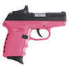SCCY Industries CPX-2 RD 9mm 3.1in 10rd Black/Pink Pistol with NMS CTS-1500 Red Dot (CPX-2CBPKRDE)