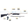ARMSCOR Meriva 3-in-1 12Ga 18.5in 5 Rd Chrome Shotgun (MR25-P101-MC)