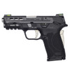 SMITH & WESSON Performance Center M&P 9 Shield EZ 3.83in 8rd Silver Ported Barrel Manual Thumb Safety Pistol (13225)