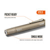 5.11 TACTICAL EDC PL 2AAA Sandstone Flashlight (53380-328)