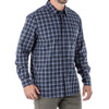 5.11 TACTICAL Men's Echo L/S Peacoat Plaid Shirt (72494-810)