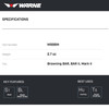 WARNE Browning BAR Matte Base (M996M)