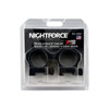 NIGHTFORCE XTRM Duty Ultralite 1in Medium 34mm 4 Screw Ring Set (A223)