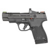 SMITH & WESSON Performance Center M&P9 Shield Plus 9mm Luger 4in 10/13rd Black Pistol with Crimson Trace Red Dot Optic (13253)