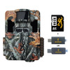 BROWNING TRAIL CAMERAS Dark Ops Pro XD Trail Camera With 32 GB SD Card And SD Card Reader For iOS (BTC-6PXD+32GSB+CR-UNI)