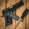 VZ GRIPS Alien Black G10 Ambidextrous Pistol Grips For Full Size 1911 (02-03-1110-00-10-000)