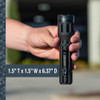 SABRE Black Stun Gun with LED Flashlight (S-2000SF)