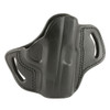 TAGUA GUN LEATHER Open Top RH Black Belt Holster for S&W M&P Shield 9mm/40 (BH3-1010)