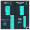 SABRE Mint Mighty Discreet Pepper Spray with Snap Clip (MD-MT-02)