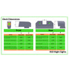 XS SIGHT SYSTEMS R3D Green Night Sights for Glock Suppressor/RMR Height 17,19,22-24,26,27,31-36,45 (GL-R021P-6G)