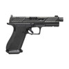 SHADOW SYSTEMS DR920 Elite 9mm 5in Spiral Threaded Barrel Black SS Rod Green Tritium Black Frame Pistol (SS-2010)