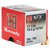 HORNADY NTX .17 Cal 15.5Gr Ballistic Tip Varmint 100rd Box Bullets (17016)