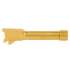 TRUE PRECISION 9mm Threaded Gold TiN Barrel For Sig P365 (TP-P365B-XTG)