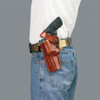 GALCO Dual Action Outdoorsman Left Hand Tan Belt Holster For S&W L Frame 6in (DAO107)