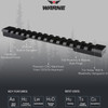 WARNE Mountain Tech Tactical Rail for Howa/Vanguard LA 20 MOA (7651-20MOA)