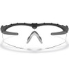 OAKLEY SI Ballistic M-Frame 3.0 Matte Black/Clear Eyewear (OO9146-09)
