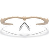 OAKLEY SI Ballistic M Frame 3.0 Hybrd Desert Tan/Clear Eyewear (OO9146-27)