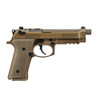 BERETTA M9A4 Centurion 9mm 5.1in 10rd Flat Dark Earth Semi-Automatic Pistol (JS92QM9A4G)