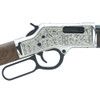 HENRY Big Boy Silver Deluxe Engraved 357 Mag 20in 10rd Silver American Walnut Right Hand Rifle (H006MSD)
