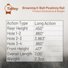 TALLEY Picatinny Base for Browning A-Bolt with 20 MOA Long Action (PLM252000)