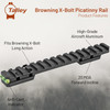 TALLEY Picatinny Base for Browning X-Bolt 20 MOA Long Action with Anti-Cant Indicator (PLM735ACI)