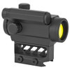 Black Spider LLC Red Dot Sight, Fits Picatinny, Black Finish, 3 MOA Center Dot, with Lens Covers, Lower 1/3 Mount, Auto-dimming Feature M0129