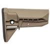 Bravo Company BCMGUNFIGHTER Mod 0 Stock, SOPMod (Widebody), Fits Mil-Spec Buffer Tube, Flat Dark Earth BCM-GFS-MOD0-SPMD-FDE