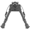 Caldwell XLA Pivot Bipod, Attaches to Sling Swivel Stud, Aluminum, 6"-9", Black 247142
