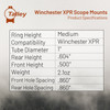 TALLEY 1in Medium Scope Ring Set for Winchester XPR (940765)