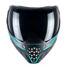 EMPIRE EVS Black/Aqua Paintball Goggle with Thermal Ninja/Thermal Clear Lenses (21723)