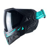 EMPIRE EVS Black/Aqua Paintball Goggle with Thermal Ninja/Thermal Clear Lenses (21723)