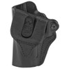 DeSantis Gunhide 019, Mini Scabbard, Belt Holster, Right Hand, Black Leather, Fits Glock 48 019BA3NZ0