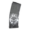 Mission First Tactical Magazine, 223 Remington, 556NATO, Fits AR-15, 30 Rounds, Punisher Skull Splatter White EXDPM556D-PSS-WH