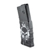 Mission First Tactical Magazine, 223 Remington, 556NATO, Fits AR-15, 30 Rounds, Punisher Skull Splatter White EXDPM556D-PSS-WH