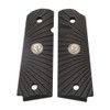 WILSON COMBAT Black G-10 1911 Starburst Grip Panels (351AAFS)