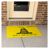 TEKMAT Don't Tread on Me Yellow Door Mat (42-TREAD)