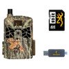 BROWNING TRAIL CAMERAS Defender Wireless Cellular 20MP AT&T Camera With 32 GB SD Card And SD Card Reader For iOS (BTC-DWC-ATT+32GSB+CR-UNI)
