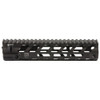 Fortis Manufacturing, Inc. REV II Free Float Rail System, Handguard, 9.6". Continuous Picatinny Top Rail, M-LOK at 3/6/9 O'clock, Does Not Include Barrel Nut, Anodized Black Finish REV-II-9-ML