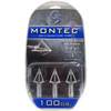G5 OUTDOORS Montec 100 Grain Crossbow Fixed Broadheads, 3-Pack (611)