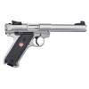 RUGER Mark IV 22 LR 5.5in 10rd Semi-Automatic Satin Stainless Pistol (40103)