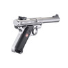 RUGER Mark IV 22 LR 5.5in 10rd Semi-Automatic Satin Stainless Pistol (40103)