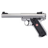 RUGER Mark IV 22 LR 5.5in 10rd Semi-Automatic Satin Stainless Pistol (40103)