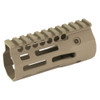 Troy BattleRail, 4.5" Low-Profile SOCC Rail, Fits AR, 9MM, M-LOK, Aluminum, Flat Dark Earth SRAI-SR9-45FT-00