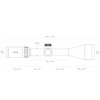 HAWKE Vantage 3-9x50 1in 30/30 Reticle Riflescope with Match Mount 1in Medium Weaver Scope Rings (14130+22113)